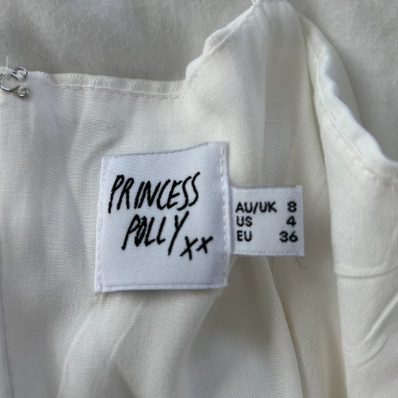 Princess Polly Molina Mini Dress White - Picture 6 of 7